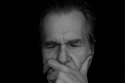 old man thinking