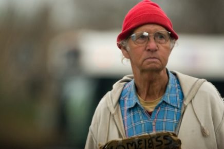 old homeless man
